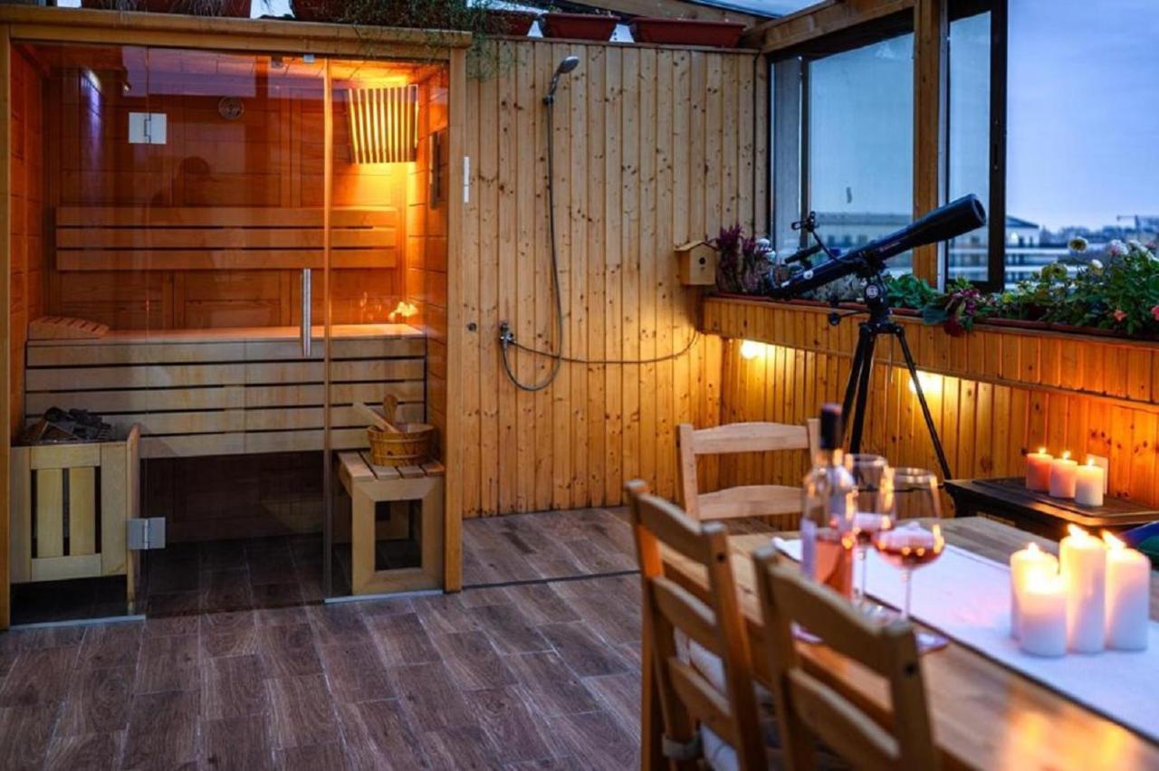 Bucharest Penthouse With Sauna And Terrace Exterior foto